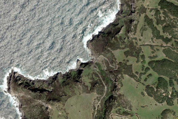 Satellitenbild der Umgebung von Riu Flumini