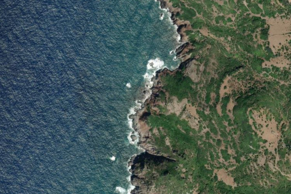 Satellitenbild der Umgebung von Riu Barisone