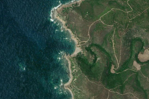 Satellitenbild der Umgebung von Riu sa Murta