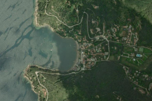 Satellitenbild der Umgebung von Fosso di Bagnaia