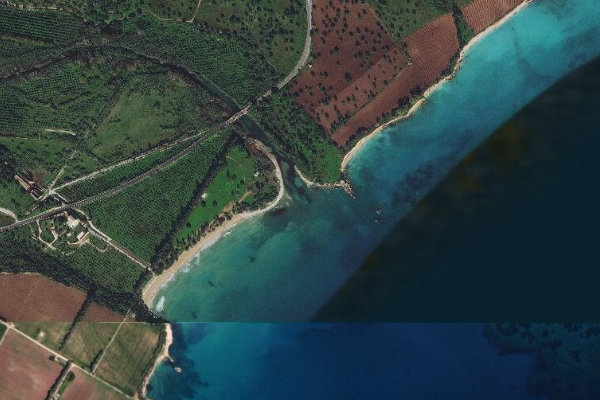 Satellitenbild der Umgebung von Fiume Cassibile