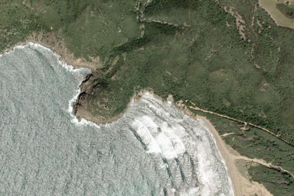 Satellitenbild der Umgebung von Porto Ferro