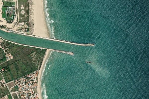 Satellitenbild der Umgebung von Riu Xúquer