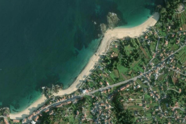 Satellitenbild der Umgebung von A Boca do Río