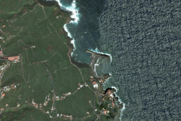 Satellitenbild der Umgebung von Puerto Espindola