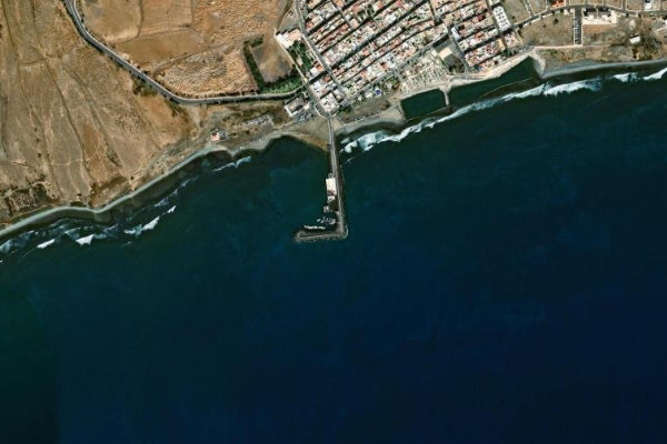 Satellitenbild der Umgebung von Las Palmas · Stegabschnitt 2