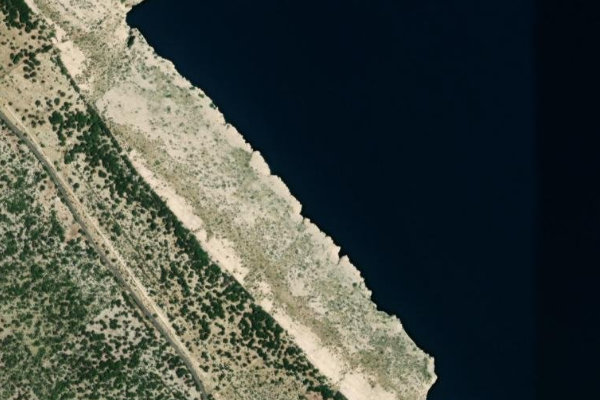 Satellitenbild der Umgebung von Dudići