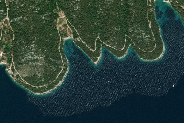 Satellitenbild der Umgebung von Bonkovići
