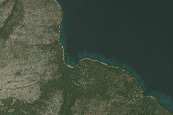 Satellitenbild der Umgebung von Velo Grablje