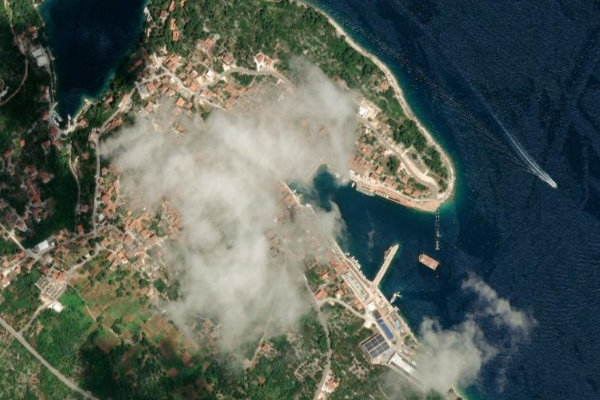 Satellitenbild der Umgebung von Uvala Sali