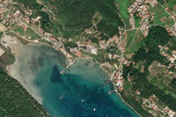 Satellitenbild der Umgebung von Barčići