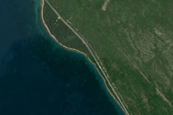 Satellitenbild der Umgebung von Podvršje