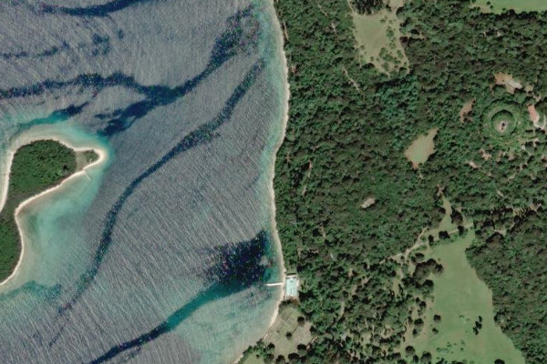 Satellitenbild der Umgebung von Uvala Dobrika