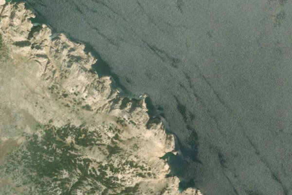Satellitenbild der Umgebung von Uvala Zašorga
