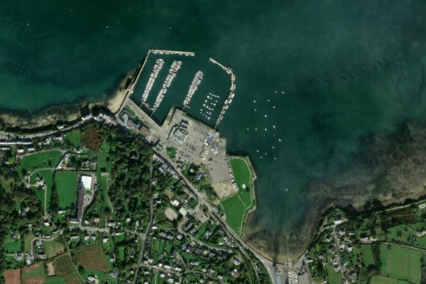 Satellitenbild der Umgebung von La Palue