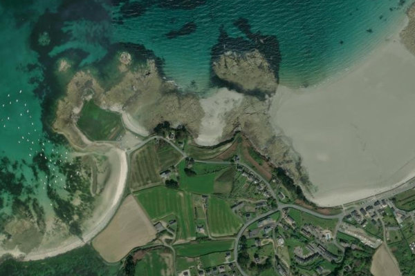 Satellitenbild der Umgebung von Plage aux Choux