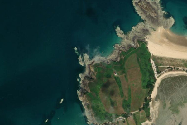 Satellitenbild der Umgebung von Pointe Besnard