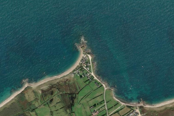 Satellitenbild der Umgebung von Pointe de la Loge