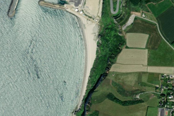 Satellitenbild der Umgebung von Plage d'Antifer