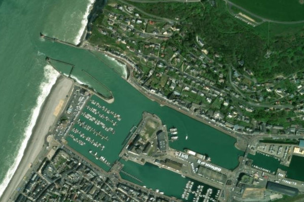 Satellitenbild der Umgebung von Spot quai Guy Maupassant