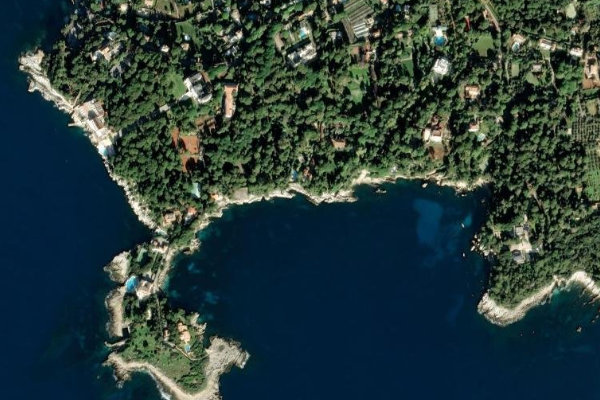 Satellitenbild der Umgebung von Le Masque