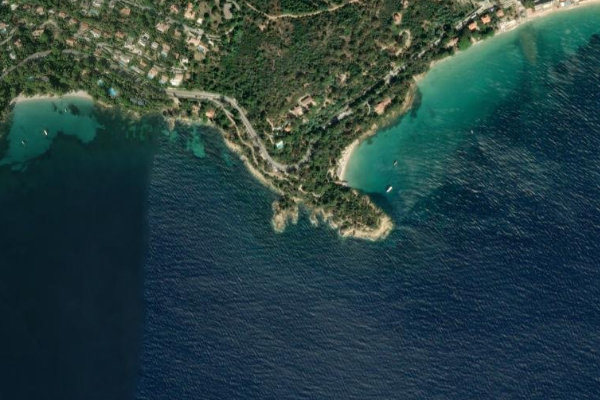 Satellitenbild der Umgebung von Crique du Layet