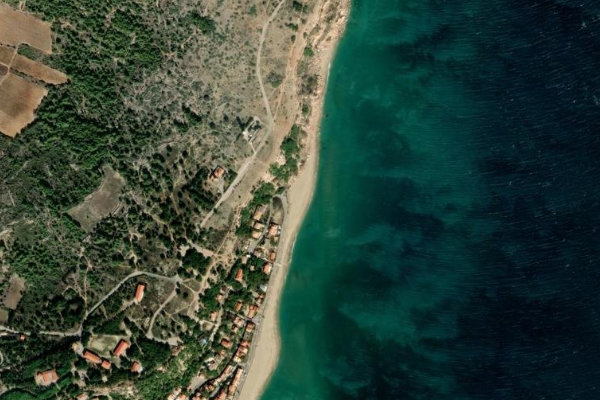 Satellitenbild der Umgebung von Phare de Leucate