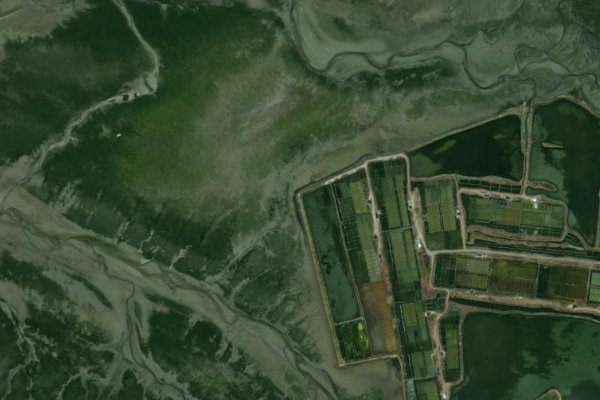 Satellitenbild der Umgebung von Pointe de Sinabat