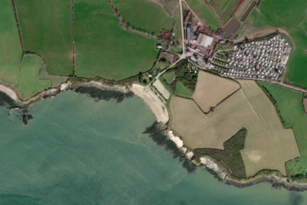 Satellitenbild der Umgebung von Plage des Granges