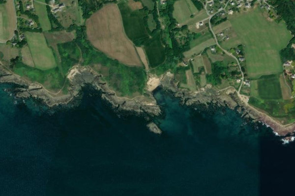 Satellitenbild der Umgebung von La Vache Noire