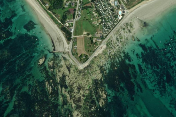Satellitenbild der Umgebung von Pointe de Mousterlin