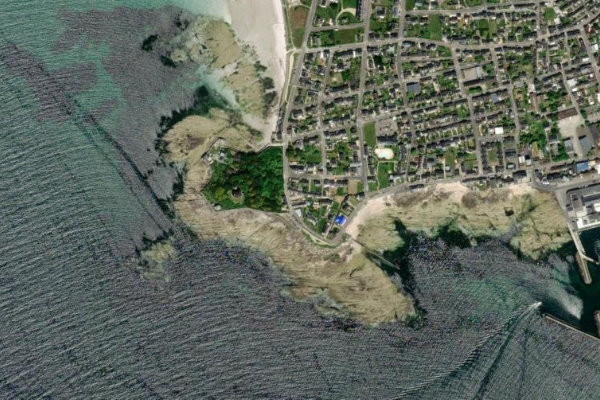 Satellitenbild der Umgebung von Pointe de Men Meur