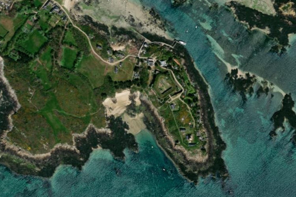 Satellitenbild der Umgebung von Phare de Chausey