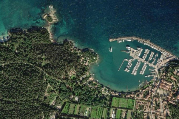 Satellitenbild der Umgebung von Pointe Maubousquet