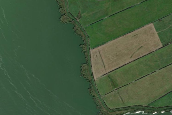 Satellitenbild der Umgebung von Anklamer Fähre