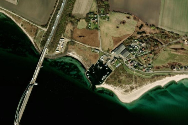 Satellitenbild der Umgebung von Fehmarnsund