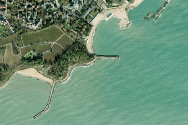Satellitenbild der Umgebung von Nos Sveti Georgi