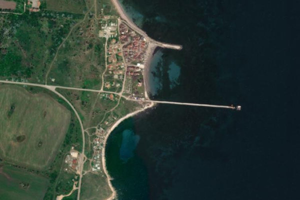 Satellitenbild der Umgebung von Nos Shabla