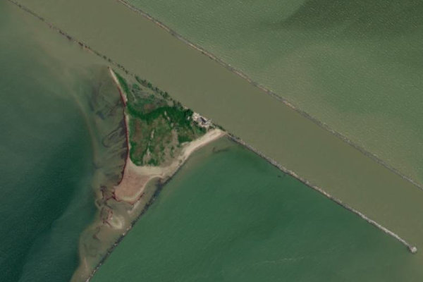 Satellitenbild der Umgebung von Farul Sulina