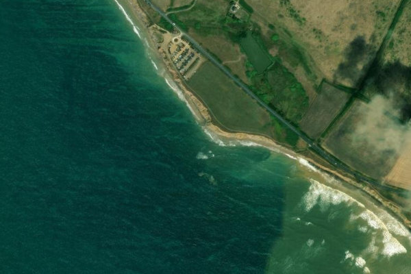 Satellitenbild der Umgebung von Hanover Point