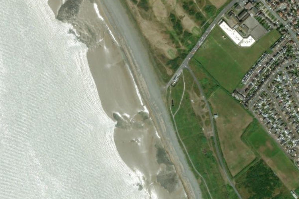 Satellitenbild der Umgebung von Sandy Gap