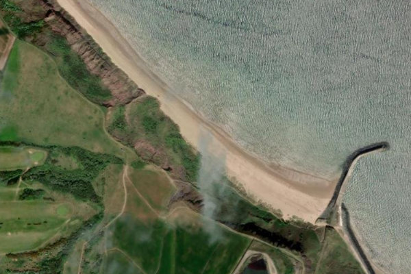 Satellitenbild der Umgebung von Cattersty Sands