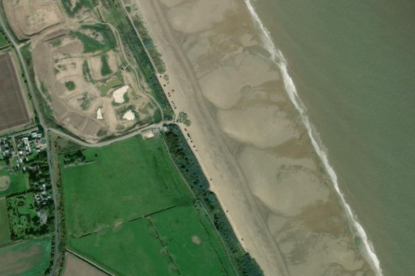 Satellitenbild der Umgebung von Moggs Eye Beach