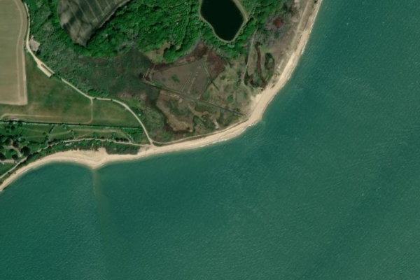 Satellitenbild der Umgebung von Stansore Point