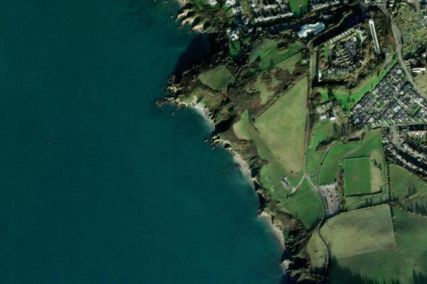 Satellitenbild der Umgebung von Rum Bay