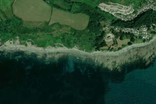 Satellitenbild der Umgebung von Keveral Beach