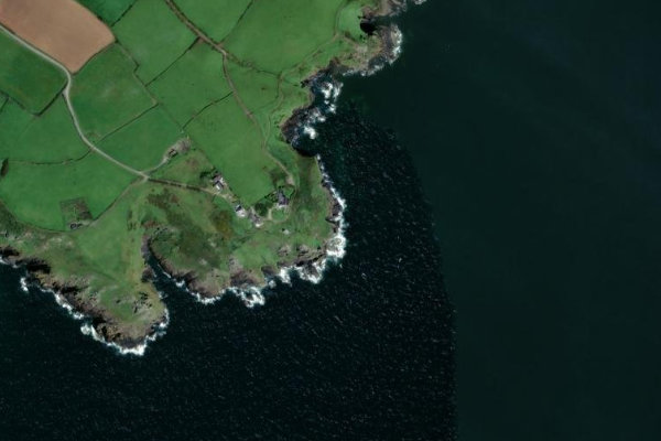 Satellitenbild der Umgebung von Bass Point