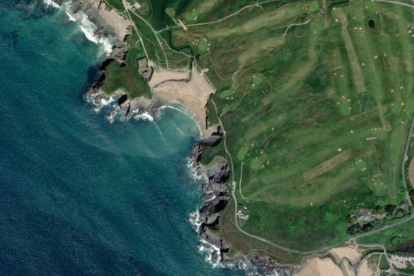 Satellitenbild der Umgebung von Church Cove