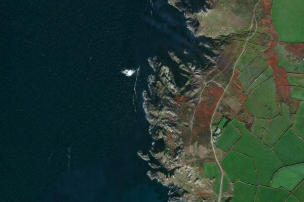 Satellitenbild der Umgebung von Botallack Head