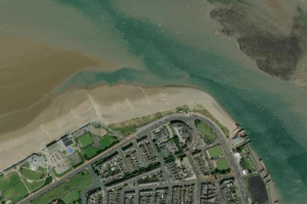 Satellitenbild der Umgebung von Ferry Beach